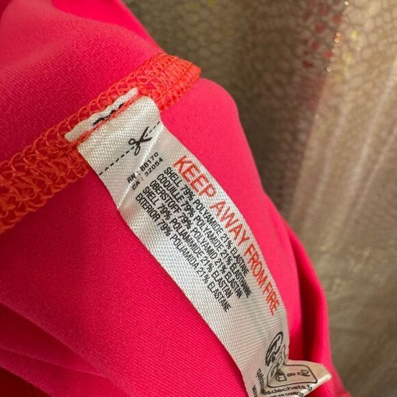 Free People Movement Never Better Coral Pink Leggings Electric Sunset XS - Picture 4 of 9